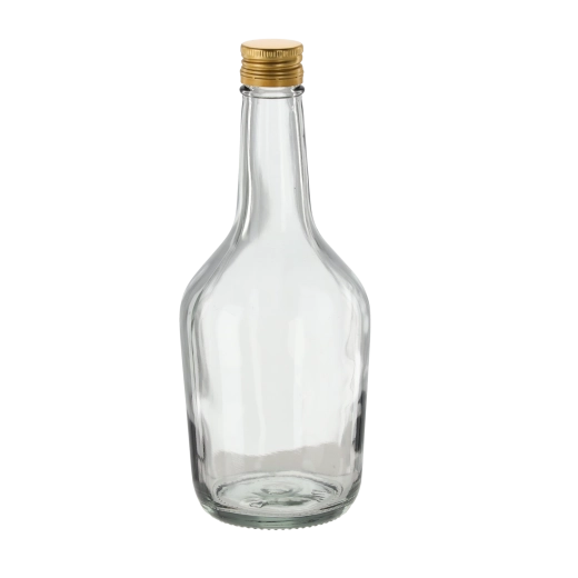 Steklena steklenica za konjak 500 ml z navojnim pokrovčkom, 8 kosov