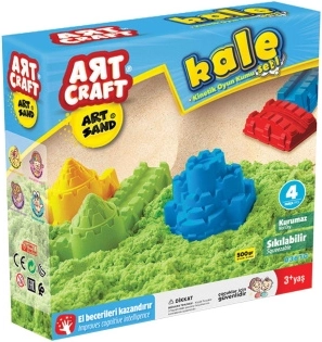 Art Craft kinetični pesek set grad 500 g