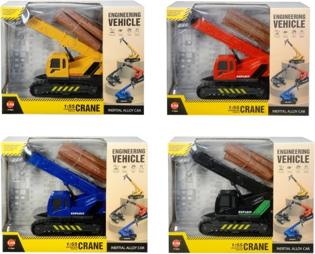 Kovinski gradbeni žerjav – otroška igrača