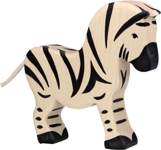 Lesena figurica zebre Holztiger – 1 kos