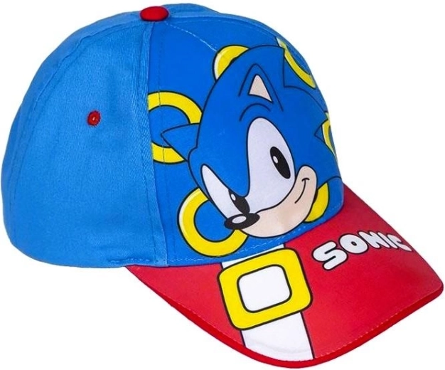 Fantovska kapa s šiltom Sonic - 1 kos