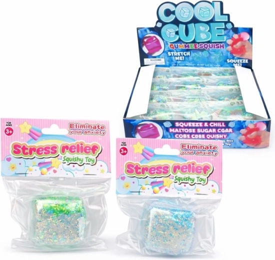 Sprostitvena antistresna kocka z motivom ribe 5 cm