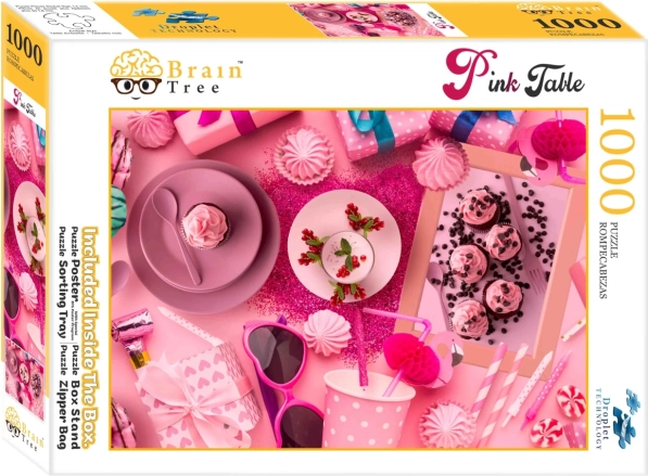 Sestavljanka Možganska Drevesna Rožnato Prizorišče