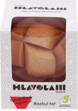 Lesena uganka Krogla