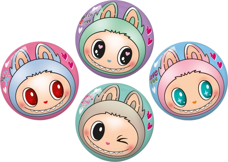 Žogica Hello Love 11 cm za otroke od 10 mesecev