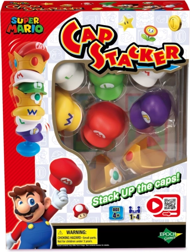 Super Mario Cap Stacker – družinska balansirna igra