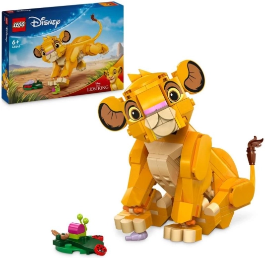 LEGO Disney levček SIMBA – nastavljiva figurica