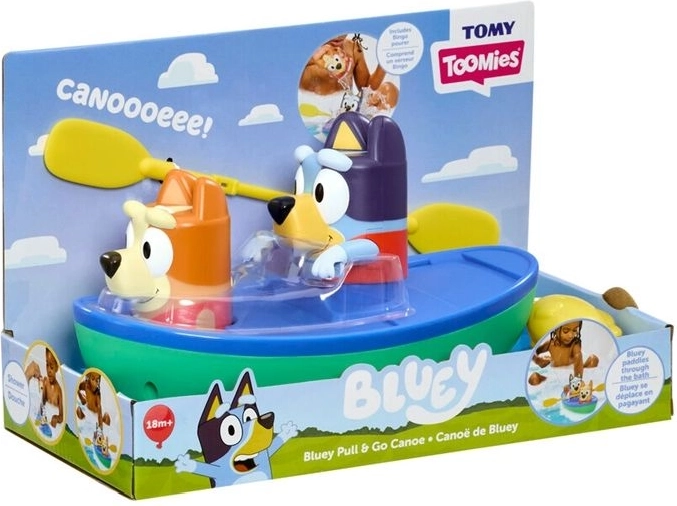 TOMY Toomies Bluey kajak z vesli za kopel