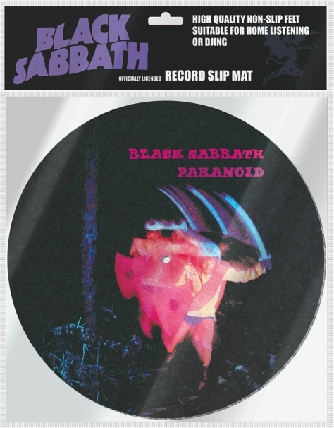 Podloga za gramofon z motivom Black Sabbath