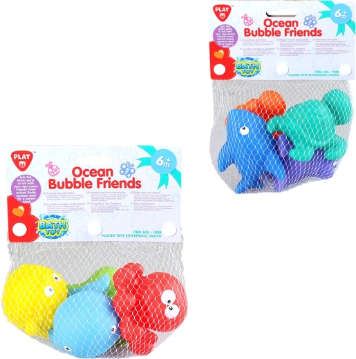 Playgo oceanski prijatelji – mehurčkasta igrača, 2 vrsti