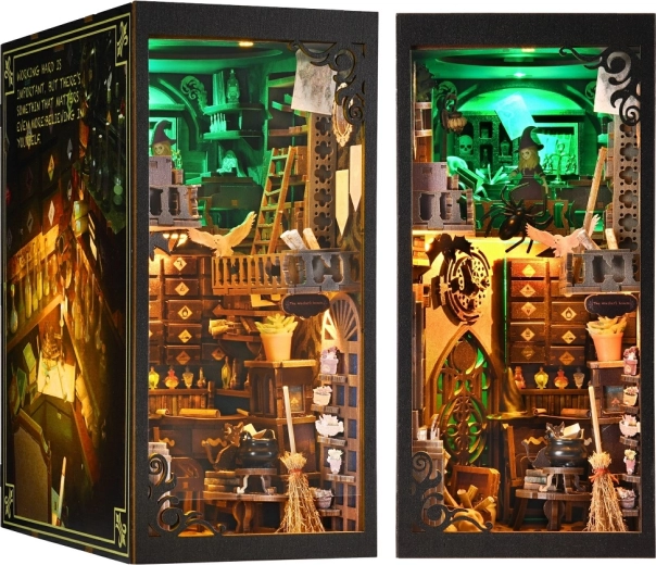 2Kids Toys 3D sestavljanka za knjige, miniaturna čarovniška hiša
