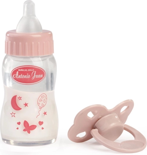 Antonio Juan baby doll bottle and pacifier set