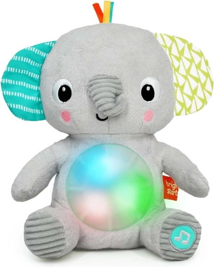 Bright Starts plišasti svetleči glasbeni slonček Hug‑a‑Bye Baby