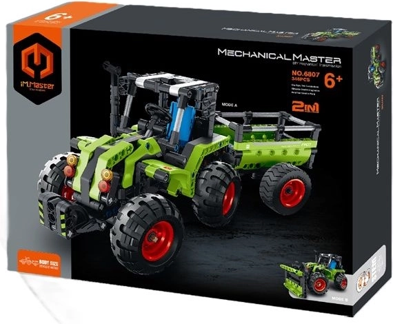 IM.Master construction set tractor 2 in 1, 348 pieces