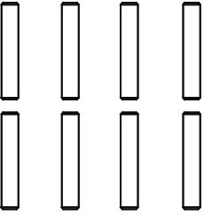 Jamara montažni zatič 2 × 11 mm za pritrditev kolesa – 1 kos