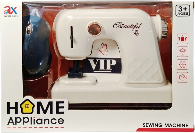 Children's sewing machine with pedal