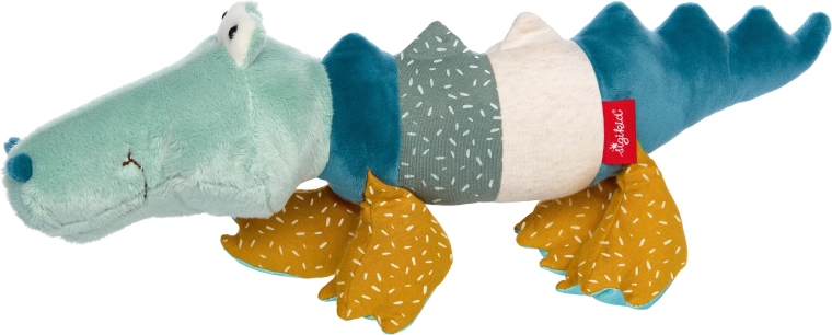 Sigikid prvi plišasti krokodil patchwork 43 cm