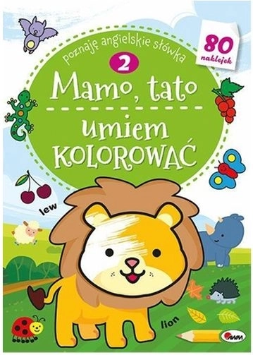 Mami, ati, znam barvati 2 – pobarvanke z nalepkami