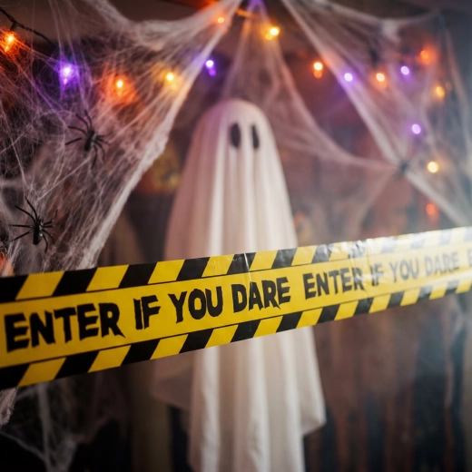 Halloween trak za opozorilno dekoracijo 3 × 6 m