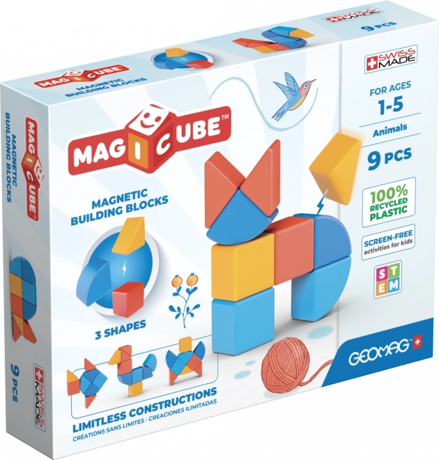 geomag magicube shapes – magnetna sestavljanka 9 delov