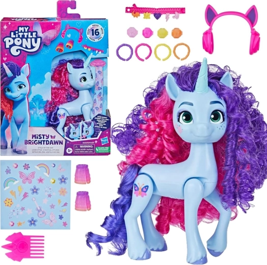 Hasbro My Little Pony gibljiva figurica Misty Brightdawn s dodatki za oblikovanje