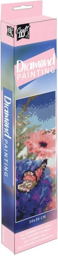 Grafix diamantno slikanje – mozaika Rože 30 × 30 cm