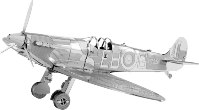 Kovinska 3D sestavljanka Letalo Supermarine Spitfire