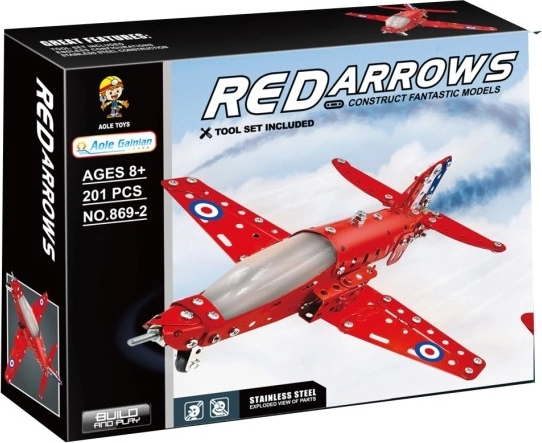 Kovinska konstrukcijska sestavljanka – letalo