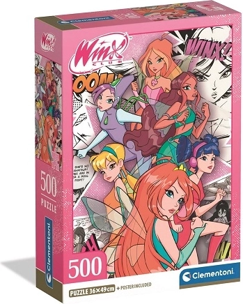 Clementoni sestavljanka Winx Club 500 kosov compact