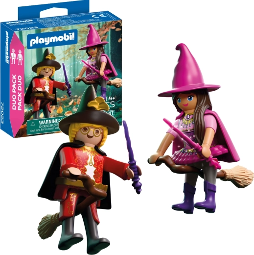 Playmobil Duo Pack – čarovnik in čarovnica z dodatki