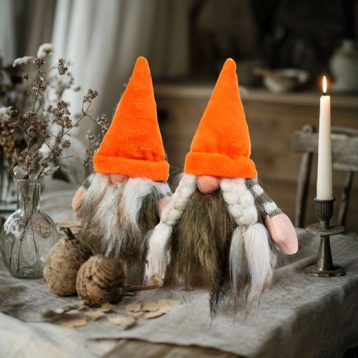 Halloweenski skandinavski škrat 15 cm - 1 kos