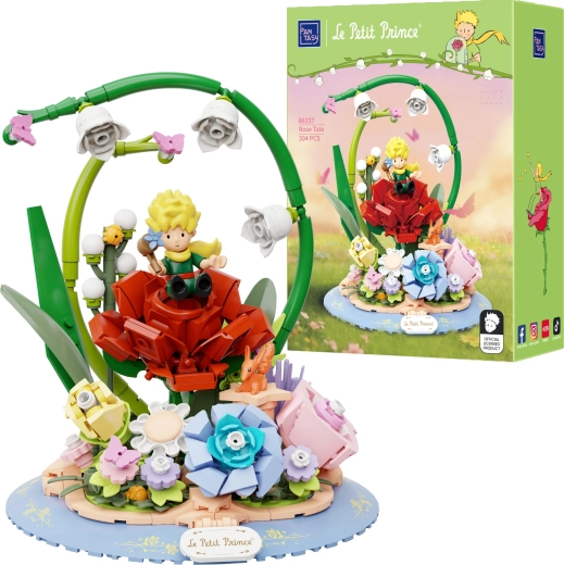 Pantasy Mali princ – zgodba o vrtnici (Le Petit Prince) konstrukcijski komplet, 304 kosov