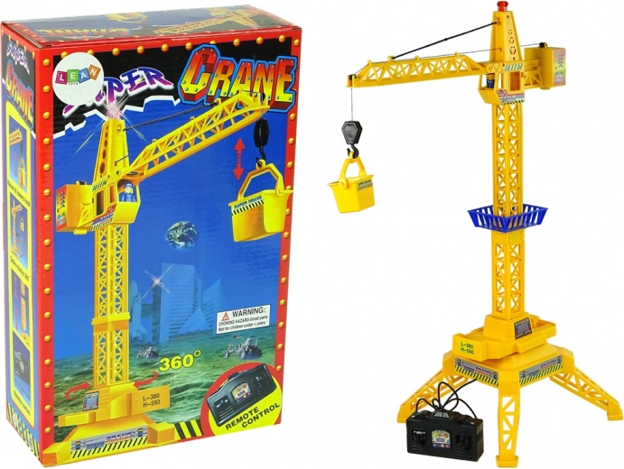 Daljinsko voden žerjav Na baterije z daljinskim upravljanjem, gibljiva roka 60 cm