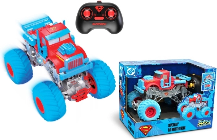 Daljinsko vodeni monster truck Superman v merilu 1:18