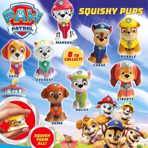 Paw Patrol squishy in a capsule - 1 piece
