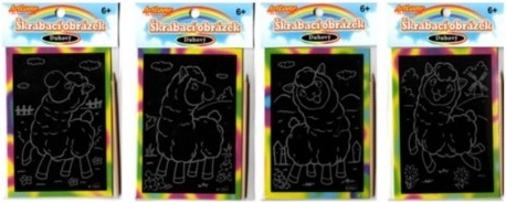 Mavrična praskanka LAMA za otroke