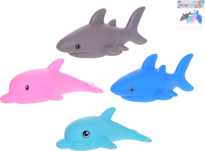 Morski živalski prijatelji za kopel – brizgalni komplet 4 kosi