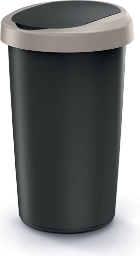 Koš za odpadke z nagibnim pokrovom 25 l iz reciklirane plastike