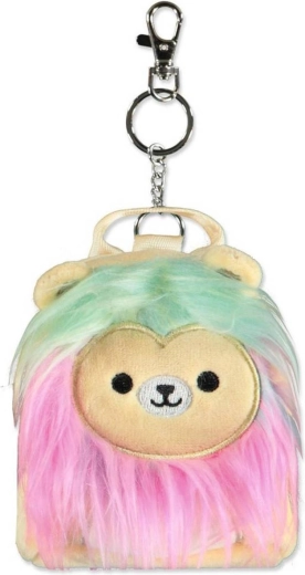 Squishmallows plišasti mikro nahrbtnik in obesek za ključe Lev Leonaro - 1 kos