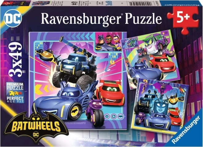 Sestavljanka RAVENSBURGER Batwheels 3×49 koščkov