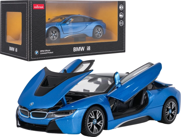 Kovinski model BMW i8 RASTAR 1:24 – Modra