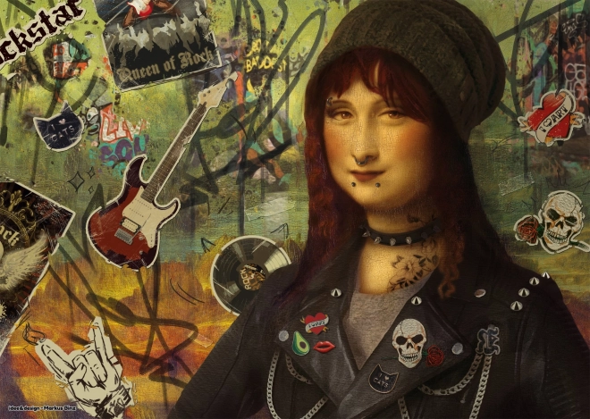 Sestavljanka SCHMIDT Art&Fun: Mona Lisa 1000 kosov