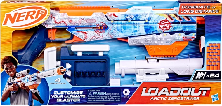Hasbro Nerf Loadout Arctic Zerostriker metalec