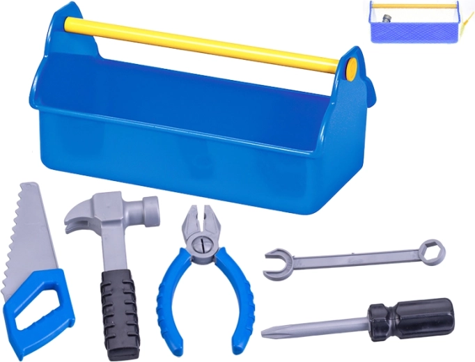 Otroški komplet orodja s prenosno škatlo 5 kosov (27,5 × 14 cm)