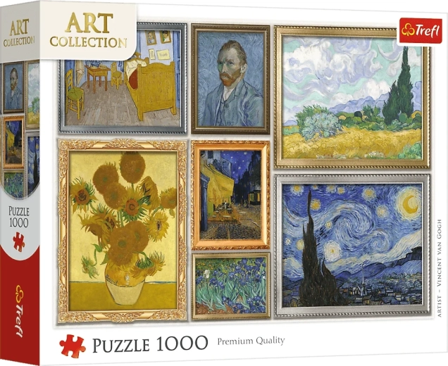 Trefl sestavljanka Art Collection: zbirka Vincenta van Gogha 1000 kosov