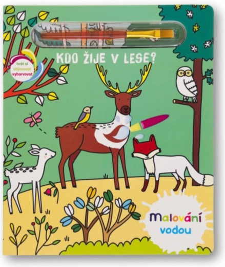 Slikanje z vodo: Kdo živi v gozdu?