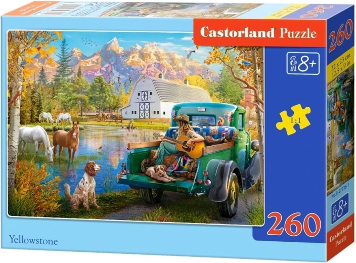 Castorland sestavljanka Yellowstone 260 kosov