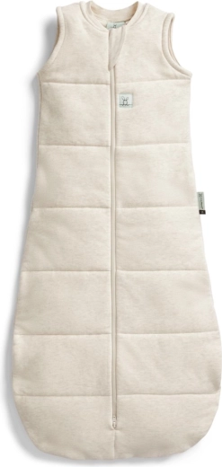 Ergopouch organic cotton Jersey sleeping bag oatmeal marle 2.5 tog (3–12 months)
