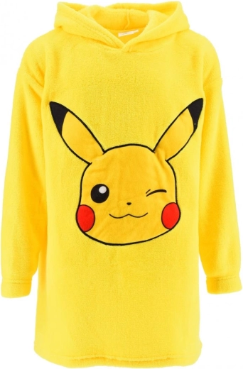 Fantovski prevelik pulover s kapuco Pokémon Pikachu