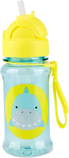 Skip Hop Zoo tritanova steklenička s slamico 355 ml morski pes
